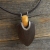 wenge, bursztyn / mz studio / Biżuteria / Wisiory