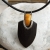 wenge, bursztyn / mz studio / Biżuteria / Wisiory