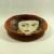 ceramiczna patera z dziewczyną / Joanna Lewandowska / Dekoracja Wnętrz / Ceramika