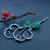 ValenTIME with green onyx / Alabama Studio / Biżuteria / Kolczyki