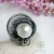 Perłowa meduza - srebrny pierścionek wire-wrapping z perłą
