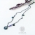 Multi violet - srebrna bransoleta lub naszyjnik w stylu boho / Alabama Studio / Biżuteria / Bransolety