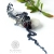 Gloriosa superba - ear cuff - srebrna nausznica z granatami / Alabama Studio / Biżuteria / Kolczyki