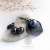 Blue pearls - sztyfty z perłami do kompletu / Alabama Studio / Biżuteria / Kolczyki