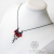 Rafa koralowa - srebrny naszyjnik wire-wrapping z koralem / Alabama Studio / Biżuteria / Naszyjniki