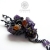 Violet rocks - srebrny wisior z surowymi ametystami i cytrynami / Alabama Studio / Biżuteria / Wisiory