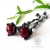 Cherry - srebrne kolczyki kwiaty z jadeitem rubinowym / Alabama Studio / Biżuteria / Kolczyki