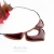 Ruby - efektowny naszyjnik wire-wrapping z emalią jubilerską / Alabama Studio / Biżuteria / Naszyjniki
