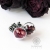 A piece of the garden - Rosa - srebrne kolczyki z płatkami róży / Alabama Studio / Biżuteria / Kolczyki