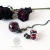 A piece of the garden - Rosa - srebrne kolczyki z płatkami róży / Alabama Studio / Biżuteria / Kolczyki