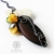 Heban w bursztynach - srebrny wisior wire-wrapping  / Alabama Studio / Biżuteria / Wisiory