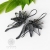 Alabama Studio, Biżuteria, Kolczyki, Black orchids II - srebrne kolczyki kwiaty