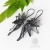 Black orchids II - srebrne kolczyki kwiaty / Alabama Studio / Biżuteria / Kolczyki