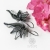 Black orchids II - srebrne kolczyki kwiaty / Alabama Studio / Biżuteria / Kolczyki