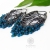 Błękitne wodospady - efektowne kolczyki koła z apatytem i zielonym onyksem / Alabama Studio / Biżuteria / Kolczyki