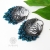 Błękitne wodospady - efektowne kolczyki koła z apatytem i zielonym onyksem / Alabama Studio / Biżuteria / Kolczyki