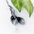 Czarne kalie - subtelny, srebrny wisior z motywem kwiatowym / Alabama Studio / Biżuteria / Wisiory