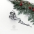 Herkimer w pąkach - minimalistyczne, srebrne kolczyki z diamentem z Herkimer / Alabama Studio / Biżuteria / Kolczyki