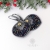 Velvet sky - eleganckie, srebrne kolczyki wire wrapping z platerowanymi spinelami / Alabama Studio / Biżuteria / Kolczyki