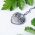 Mgły nad jeziorem - elegancki, srebrny wisior wire wrapping z kwarcem szarym / Alabama Studio / Biżuteria / Wisiory