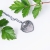 Mgły nad jeziorem - elegancki, srebrny wisior wire wrapping z kwarcem szarym / Alabama Studio / Biżuteria / Wisiory