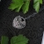 Mgły nad jeziorem - elegancki, srebrny wisior wire wrapping z kwarcem szarym / Alabama Studio / Biżuteria / Wisiory