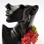 Kwiaty nocy - wyjątkowe, minimalistyczne kolczyki z czarnym onyksem / Alabama Studio / Biżuteria / Kolczyki