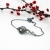Skrawek nocnego nieba II - asymetryczna, srebrna bransoleta ze złotym hematytem / Alabama Studio / Biżuteria / Bransolety