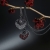 Błękitne ogniki II - elegancki, srebrny wisior wire wrapping z labradorytami / Alabama Studio / Biżuteria / Wisiory