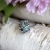 Gdzie mieszkają świetliki - minimalistyczny, srebrny pierścionek z surowym labradorytem / Alabama Studio / Biżuteria / Pierścionki