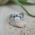 Narodziny Wenus - srebrny, asymetryczny pierścionek z perłą / Alabama Studio / Biżuteria / Pierścionki