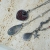 Kropla podwodnego świata - minimalistyczny, srebrny naszyjnik z agatem mszystym / Alabama Studio / Biżuteria / Naszyjniki