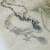 Perły na fali - srebrny naszyjnik/bransoleta w stylu boho