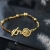 Golden glow - pozłacana bransoletka z turmalinami / Alabama Studio / Biżuteria / Bransolety