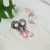 Sweet dreams - fantazyjne kolczyki z różowymi kryształami i perłami / Alabama Studio / Biżuteria / Kolczyki