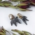 Cała w kwiatach - srebrne kolczyki-sztyfty z agatami / Alabama Studio / Biżuteria / Kolczyki