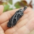 My heart is tourmaline black - srebrny wisior z surowym turmalinem / Alabama Studio / Biżuteria / Wisiory