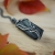 Tourmaline black II - srebrny wisior uniseks z surowym turmalinem / Alabama Studio / Biżuteria / Wisiory