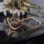 Rose gold wave - awangardowa bransoleta ze srebra i stopu rose gold filled / Alabama Studio / Biżuteria / Bransolety
