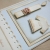 zestaw z okazji Chrztu - pudełko +kartka / Tykające Zegary / Scrapbooking / Pudełka