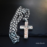 Krzyż z łańcuchem.  - atelier Skrocki w Biżuteria/Dla mężczyzn
