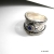 srebrny pierścionek z szafirem / atelier Skrocki / Biżuteria / Pierścionki