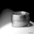Srebrny obrączka w stylu architektonicznego betonu / Artur Skrocki / Biżuteria / Dla mężczyzn