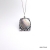 Srebrny wisiorek z tęczową muszlą / atelier Skrocki / Biżuteria / Wisiory