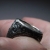 Srebrny Sygnet w Archeologicznym Stylu z Antyczną Rzymską Monetą  / atelier Skrocki / Biżuteria / Dla mężczyzn