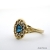 Pierścionek w stylu vintage z Turmalinem paraiba i perlami. / atelier Skrocki / Biżuteria / Pierścionki