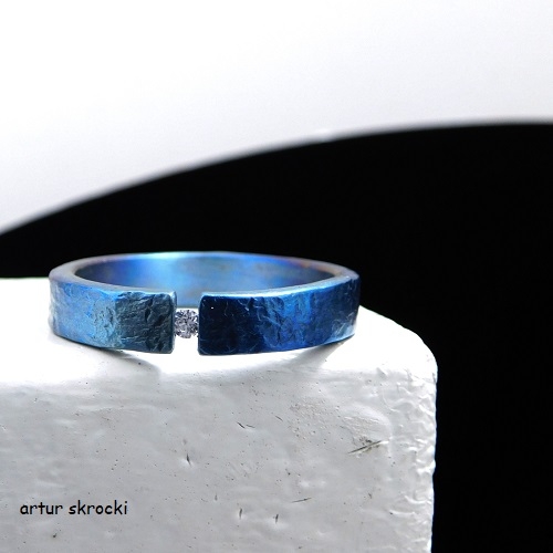 Blue Ring  / atelier Skrocki / Biżuteria / Pierścionki