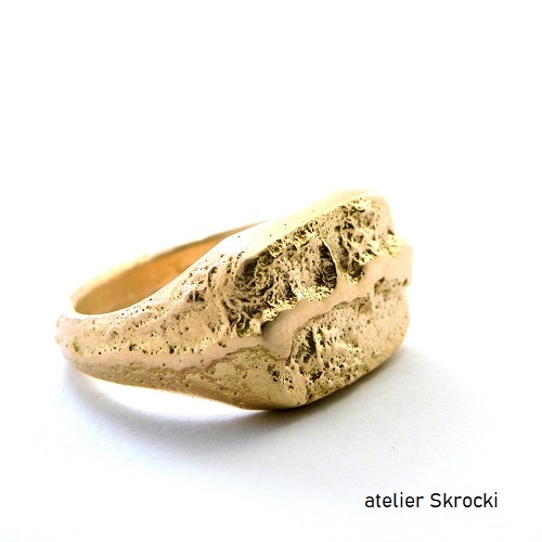 Złoty sygnet / atelier Skrocki / Biżuteria / Dla mężczyzn