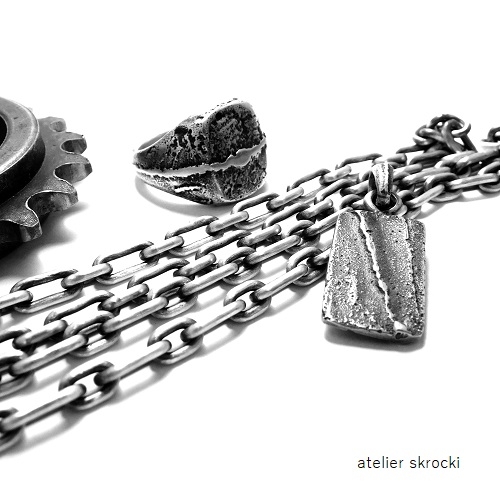 Srebrny łańcuch o klasycznym splocie / atelier Skrocki / Biżuteria / Dla mężczyzn