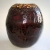 Brązowy wazon z czerwonymi oczkami / arekszwed / Dekoracja Wnętrz / Ceramika